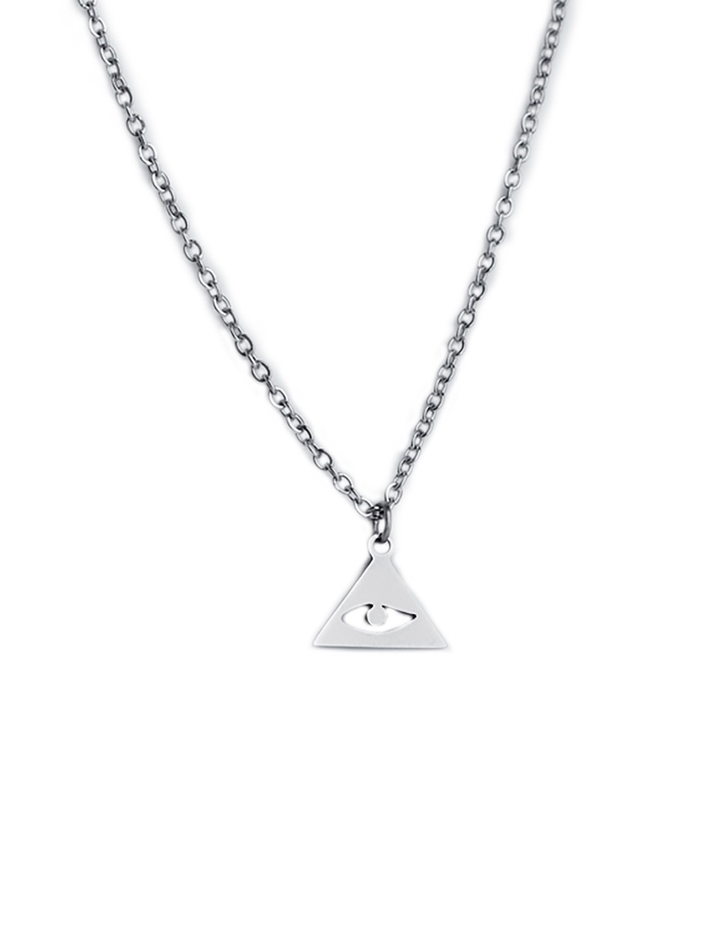 All-Seeing Eye Pendant Stainless steel Necklace